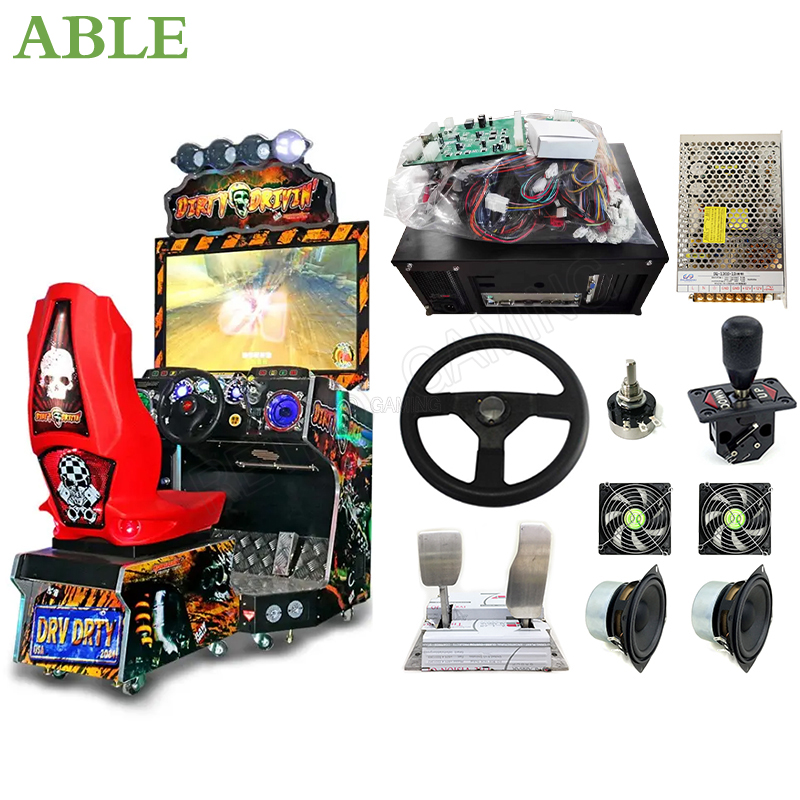 Boxing Machine Arcade - ダーティビン-アーケードゲームマシン,完全なキット,コイン操作,ビデオシミュレーター,自動車,レース