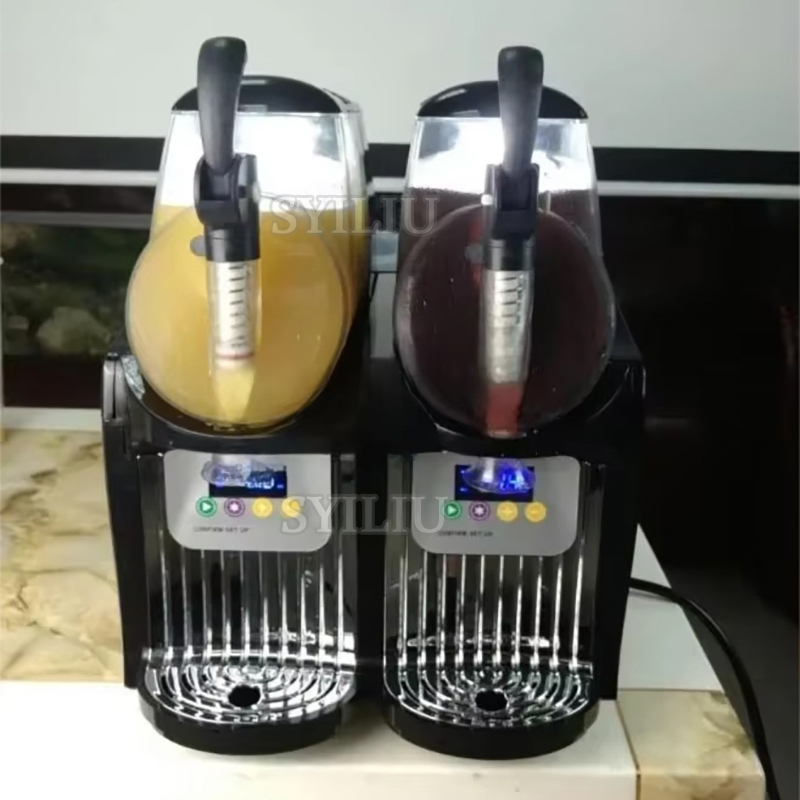 Slushie Machine Vending - 業務用スラッシュマシン 12L 2タンク 大容量 業務用フルーツスラッシー冷凍飲料ディスペンサー 業務用