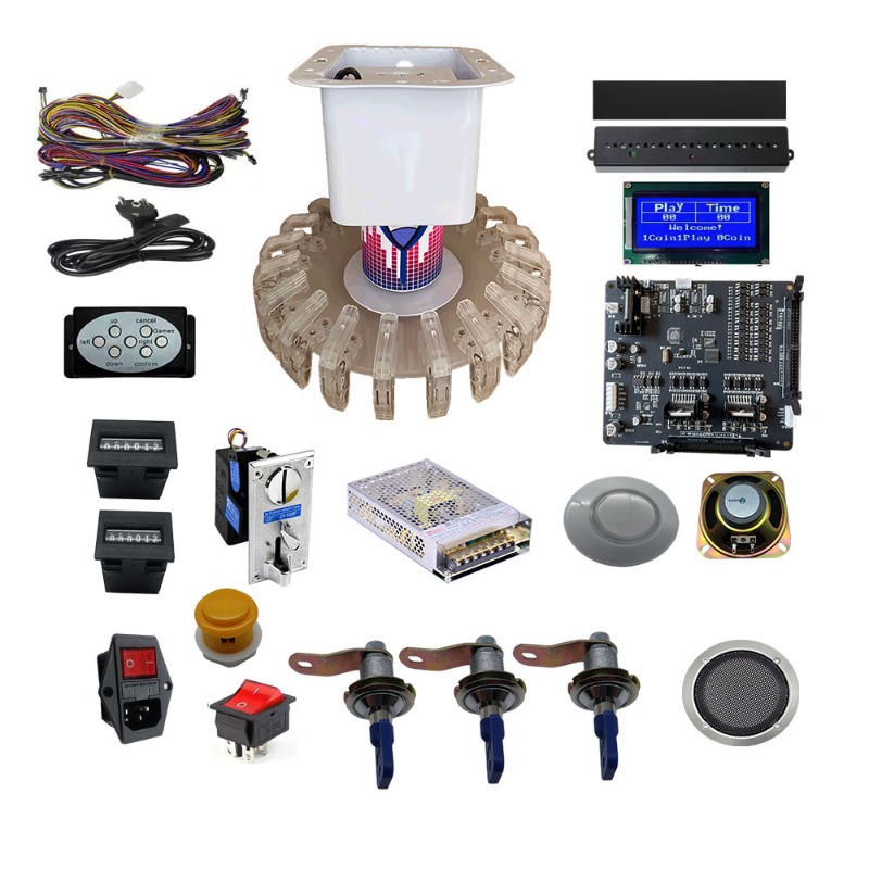 Arcade Vending Machines For Sale - ホットセールアーケードDIYギフトマシンキット24クリップハッピークリップ景品販売機アクセサリーキット