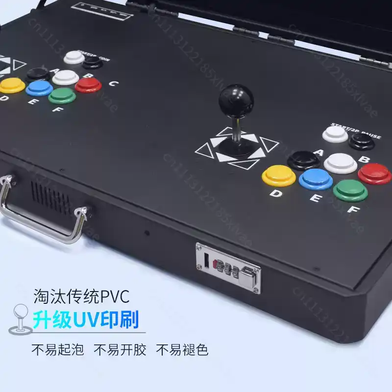 Arcade Game Cabinet - 27インチレトロアーケードマシン、ジョイスティック付きボックス型ホームゲーム機、ワイヤレスコントローラー一体型クラシックアーケードキャビネット