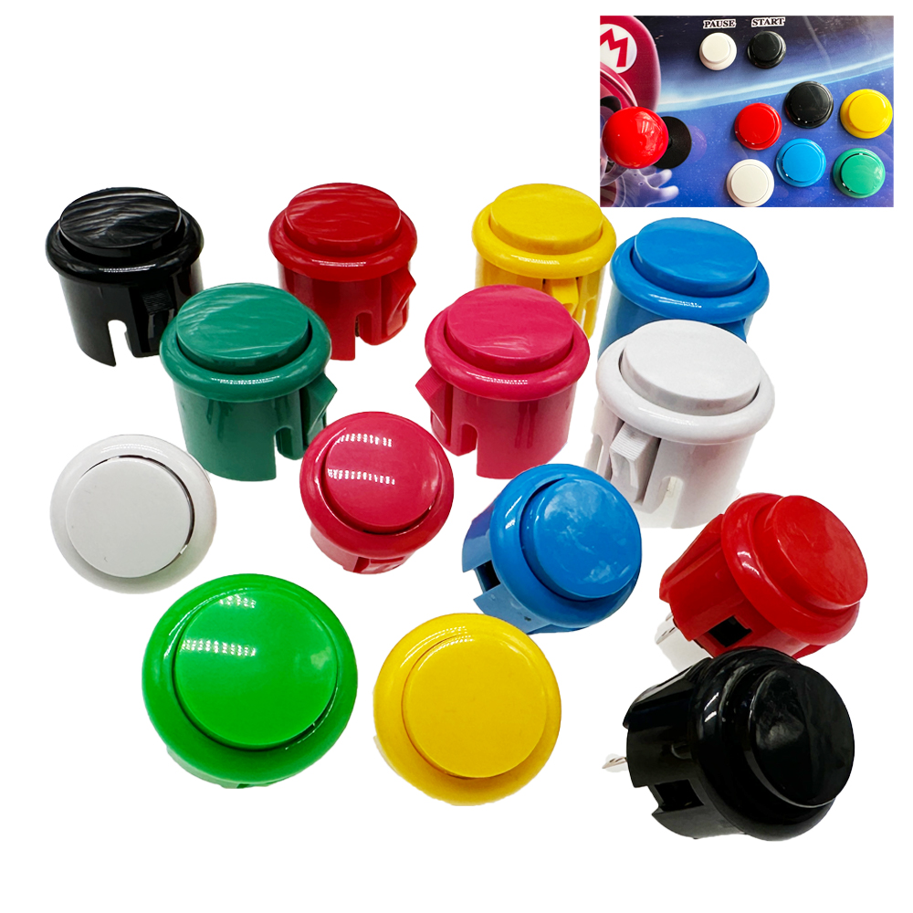 12個入り サンワ風ボタン 30mm 24mm アーケードプ - Arcade Wangan Midnight のレビューと価格