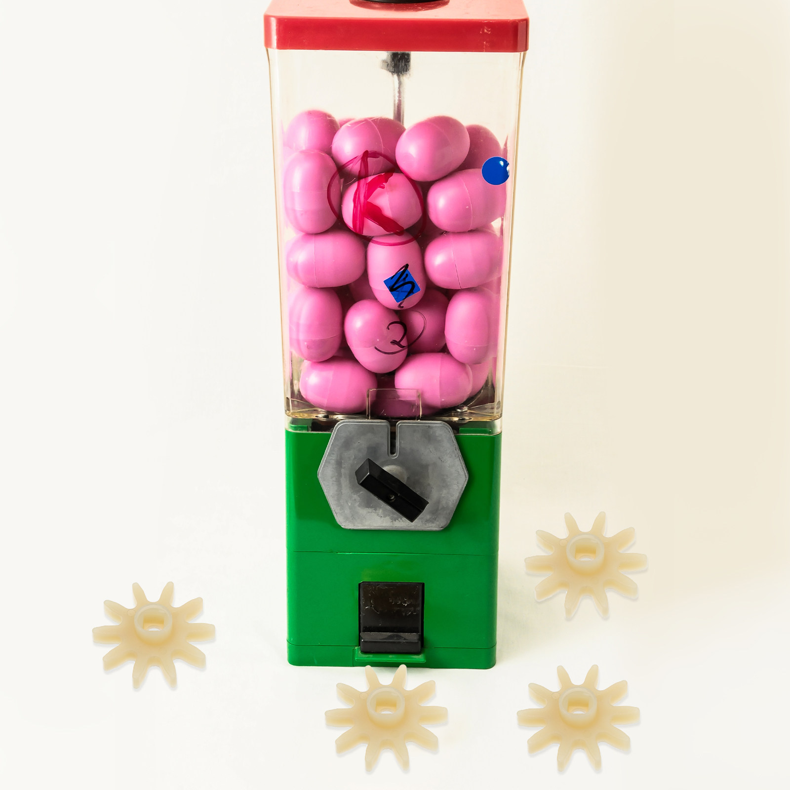 10個入り小型キャンディマシンギアホイール、コンパクトで軽量 - Candy Vending Machine のレビューと価格