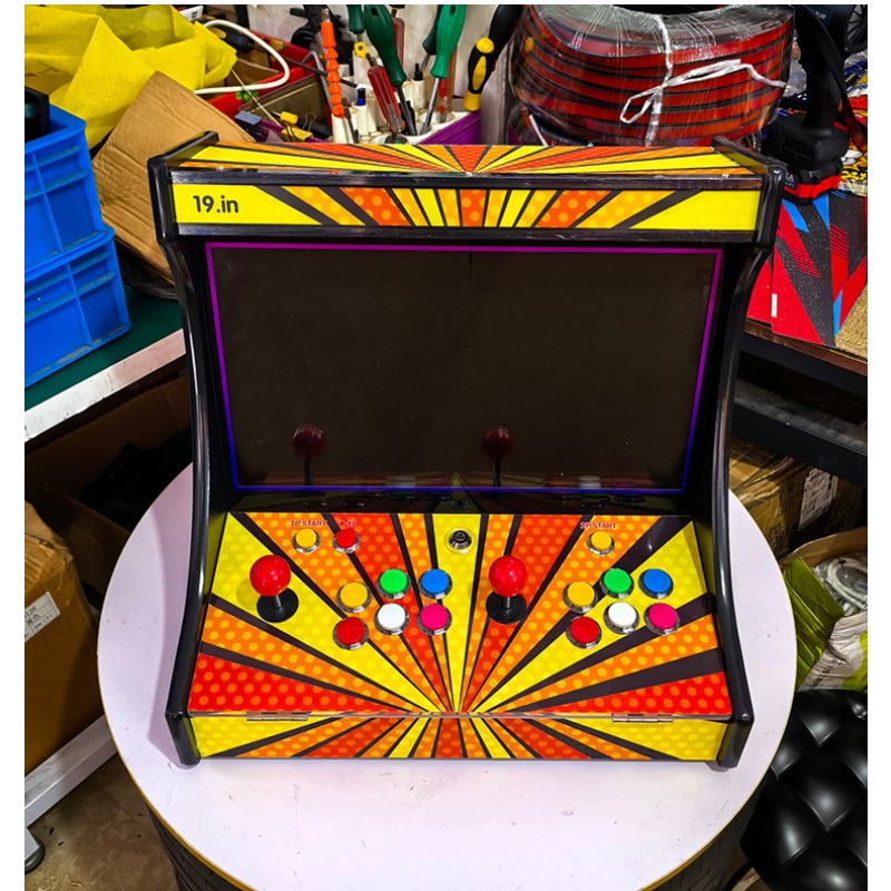 19インチ液晶バートップ、2人用アーケードビデオゲーム機、S - Arcade Game Cabinet のレビューと価格