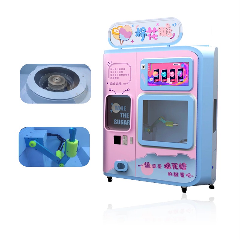 綿菓子製造機 自動電子生産機器 マシュマロ自動販売機 - Candy Vending Machine のレビューと価格