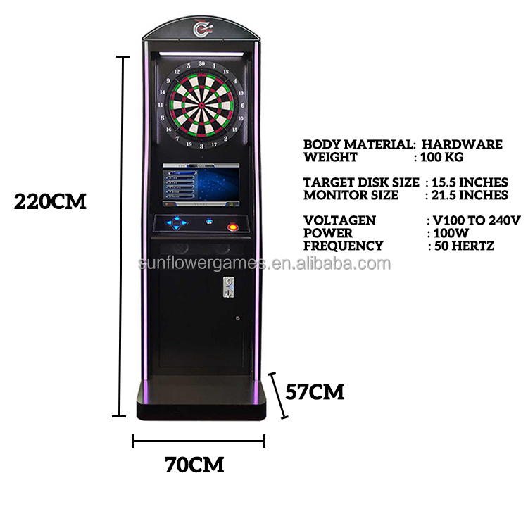 アーケードダーツボードキャビネット カスタマイズ可能なチケッ - Electronic Dartboard Cabinet のレビューと価格