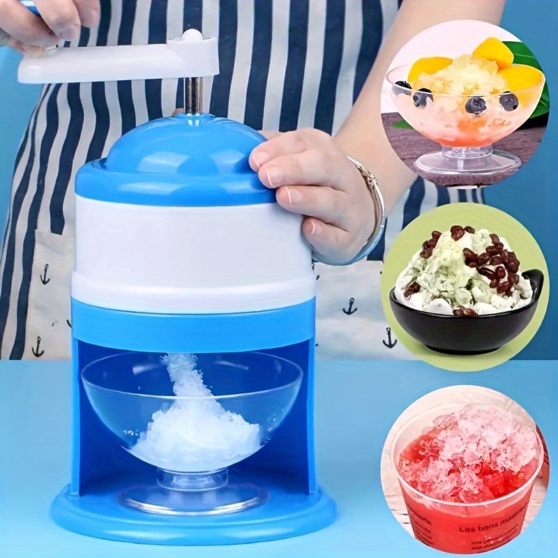 ポータブルハンドクランクスノーコーンマシン手動かき氷メーカー - Slushie Machine Vending のレビューと価格
