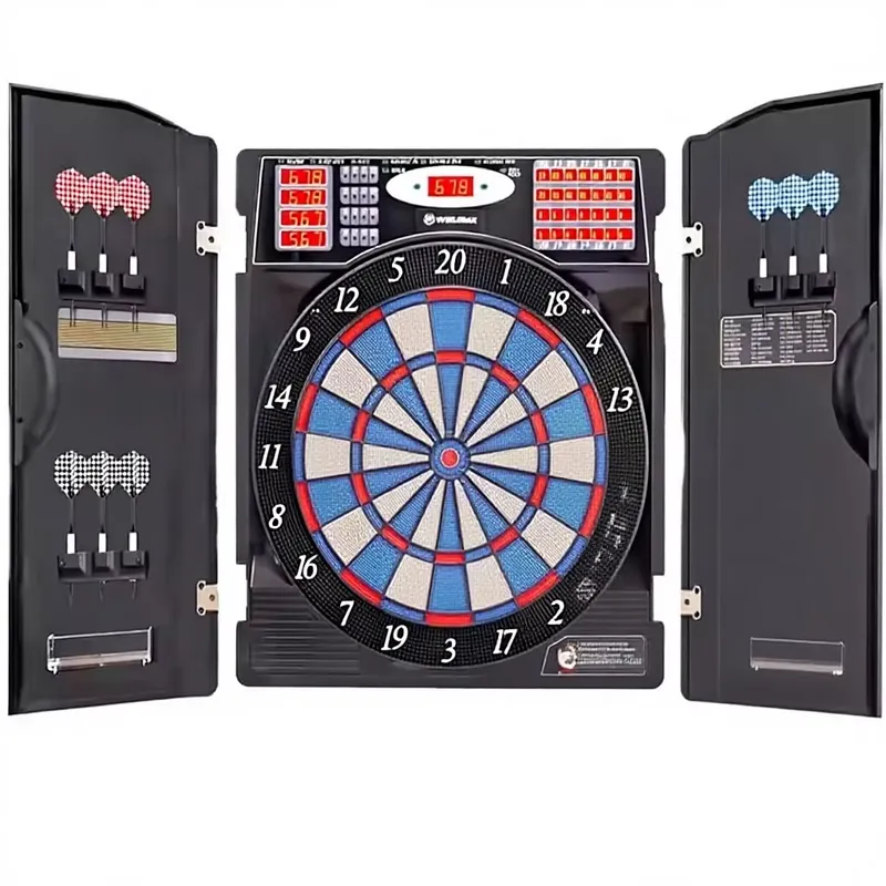 卸売用マグネット式耐久性プラスチック製安全LED電子両面トレ - Electronic Dartboard Cabinet のレビューと価格